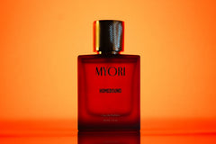 MYORI Homebound 50 ml parfüm şişesi, tarçın ve tonka notaları temalı ürün fotoğrafı